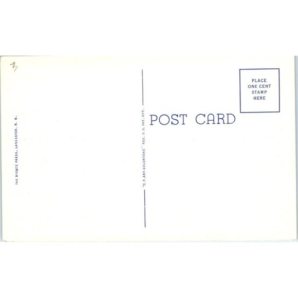 Postcard Old Covered Bridge in White mountains New Hampshire - Picture 2 of 2